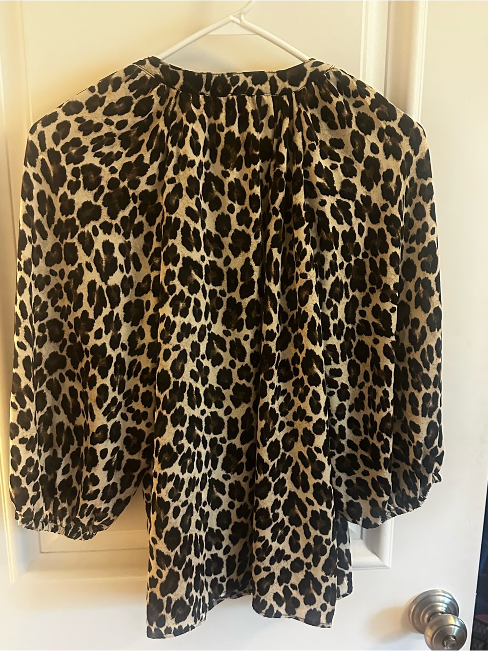 Vince Camuto Leopard Print Blouse - Picture 9 of 14